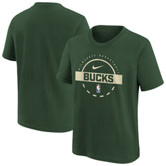 Milwaukee Bucks Youth Practice T-Shirt For Sale