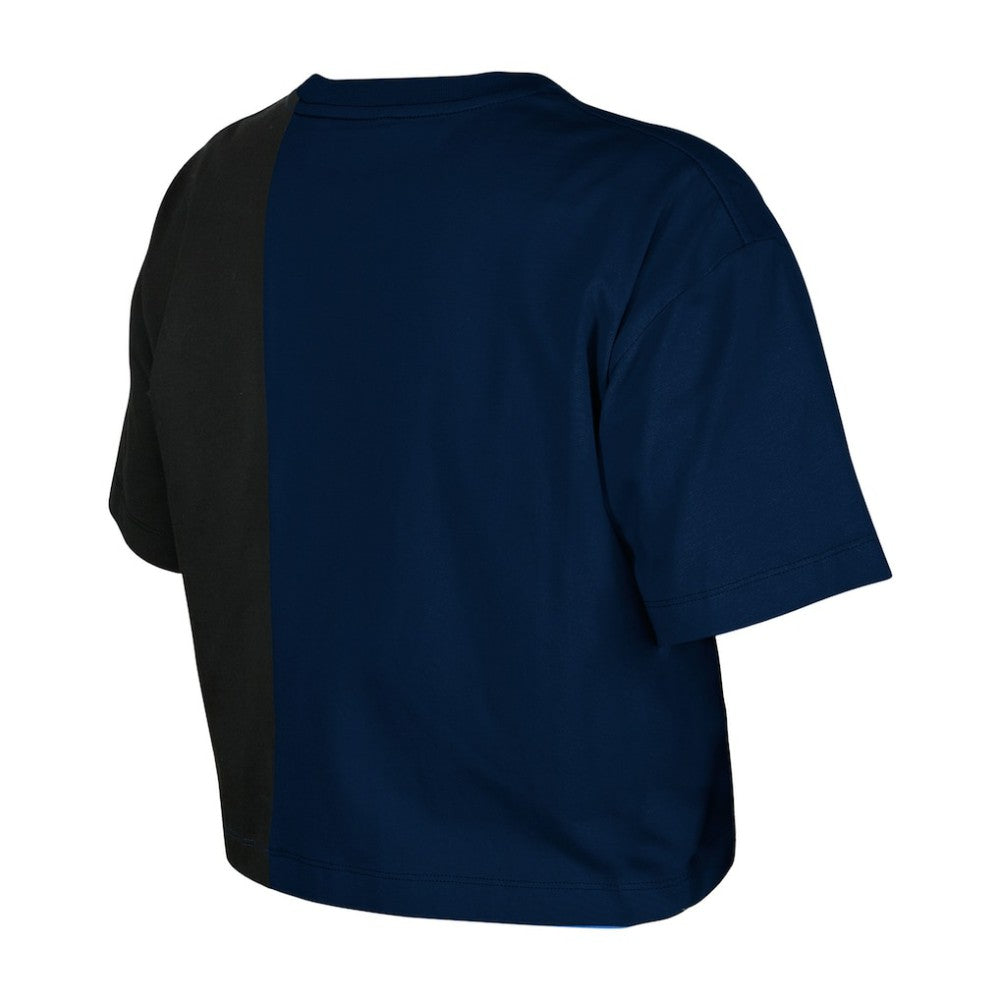 Houston Astros New Era Women's Upcycled Colorblocked Boxy Cropped T-Shirt | MLB New