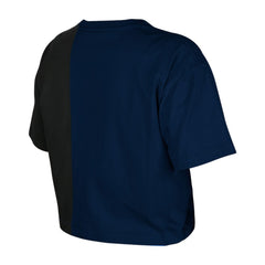 Boston Red Sox New Era Women's Upcycled Colorblocked Boxy Cropped T-Shirt | MLB Discount