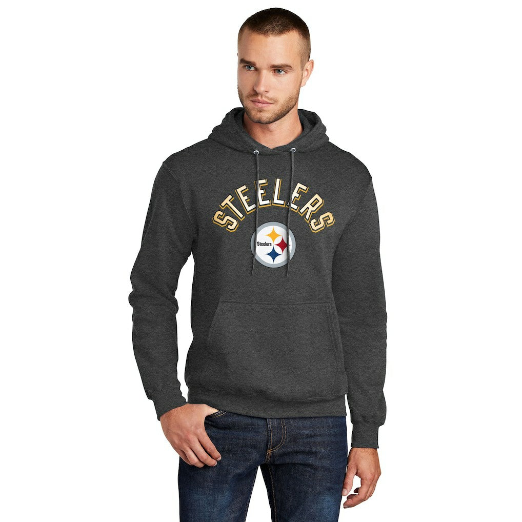Pittsburgh Steelers  Starter Arch Over Logo Pullover Hoodie