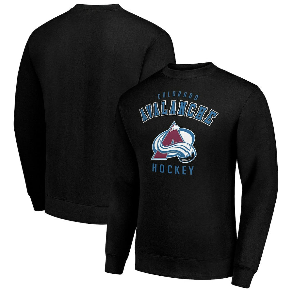 Colorado Avalanche Men's Starter Team Logo Fleece Pullover Sweatshirt Online