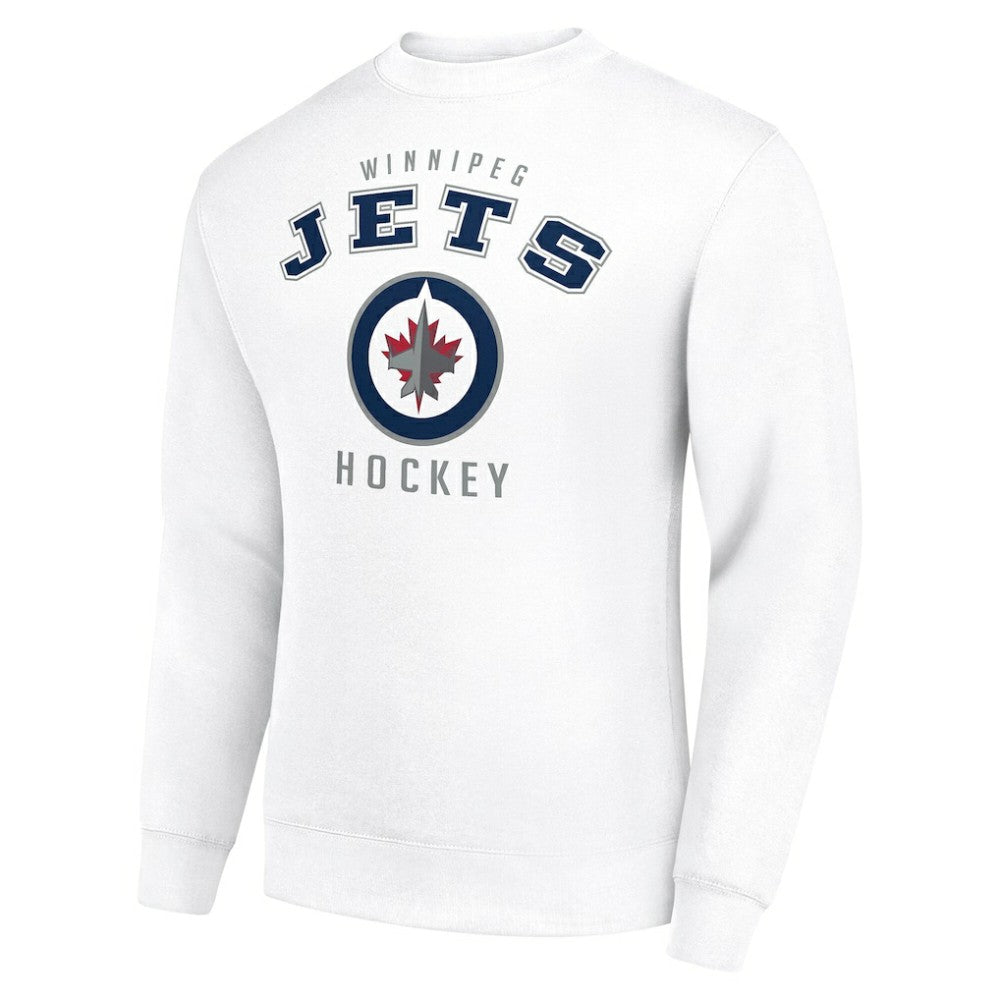 Winnipeg Jets Men's Starter Team Logo Fleece Pullover Sweatshirt Discount