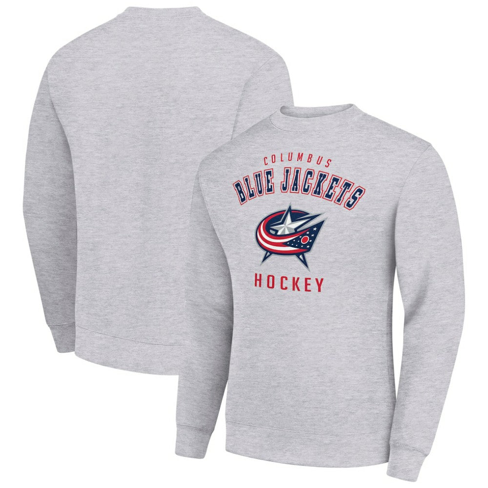 Columbus Blue Jackets Men's Starter Team Logo Fleece Pullover Sweatshirt Sale