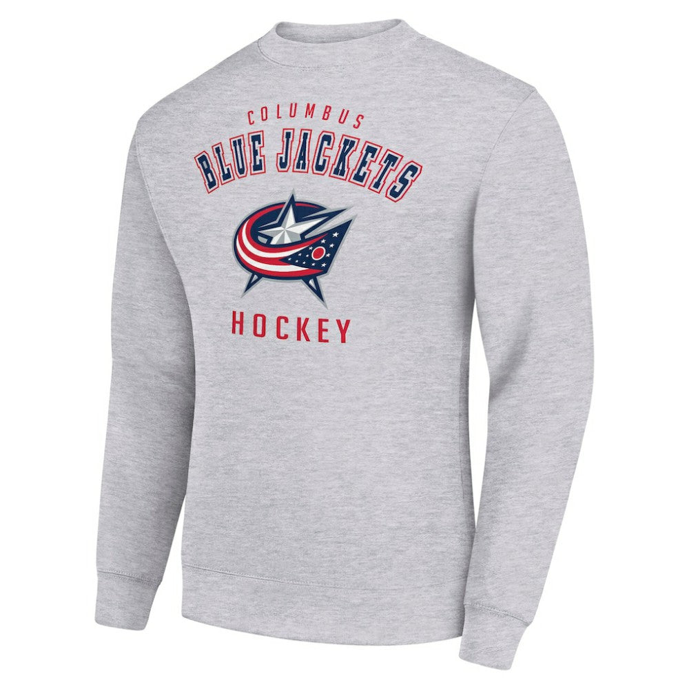 Columbus Blue Jackets Men's Starter Team Logo Fleece Pullover Sweatshirt Sale