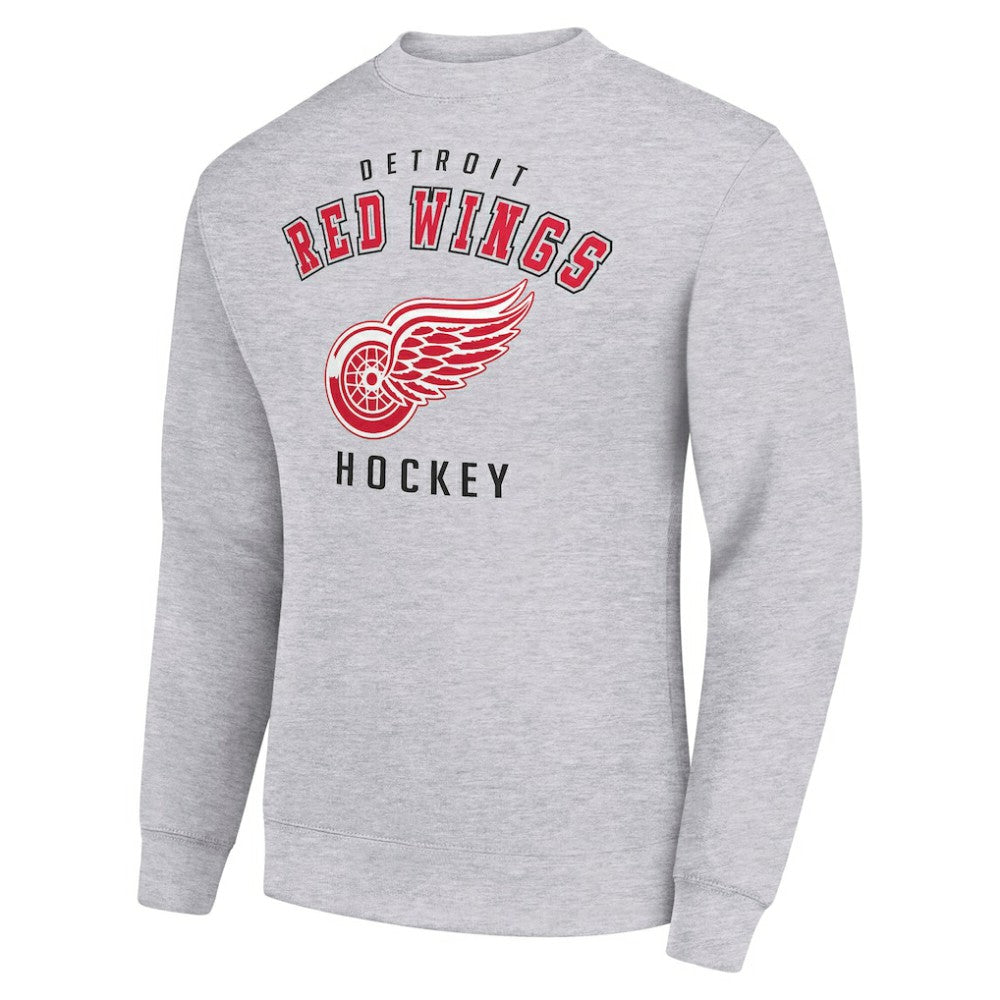 Detroit Red Wings Men's Starter Team Logo Fleece Pullover Sweatshirt Sale