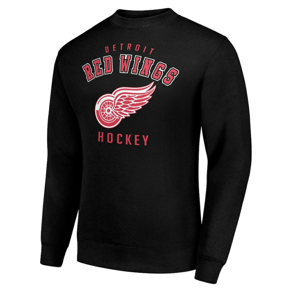 Detroit Red Wings Men's Starter Team Logo Fleece Pullover Sweatshirt Online