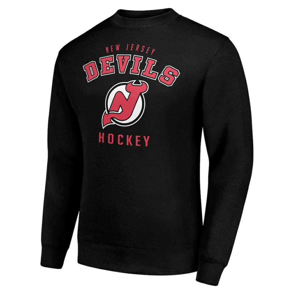 New Jersey Devils Men's Starter Team Logo Fleece Pullover Sweatshirt Discount