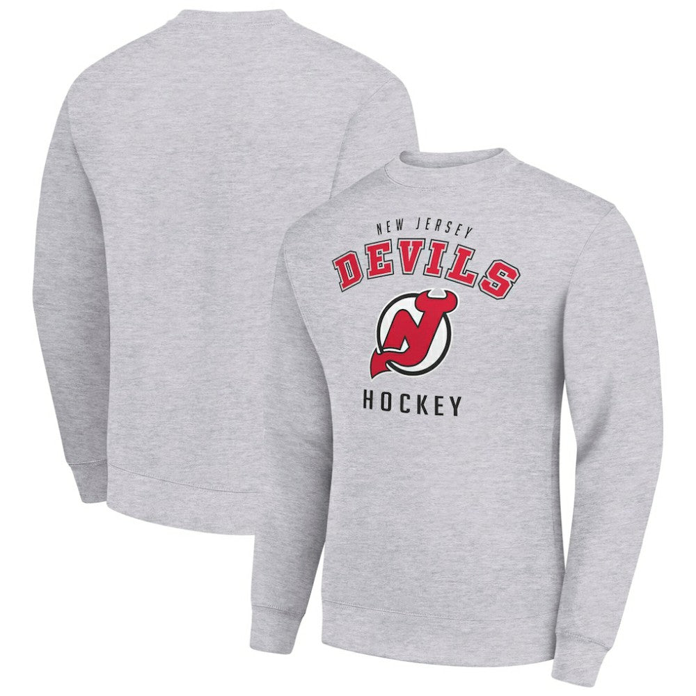 New Jersey Devils Men's Starter Team Logo Fleece Pullover Sweatshirt For Sale