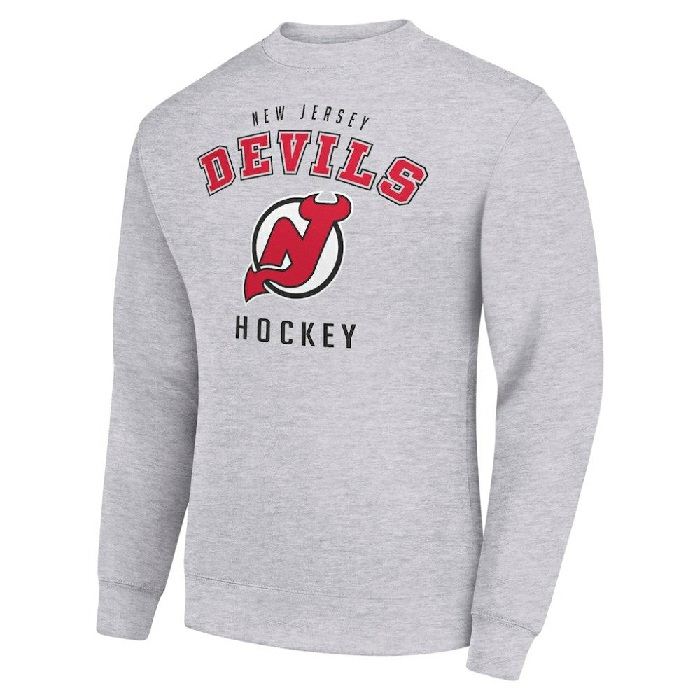 New Jersey Devils Men's Starter Team Logo Fleece Pullover Sweatshirt For Sale
