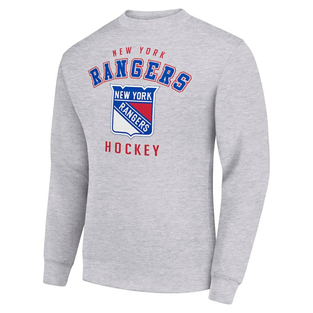 New York Rangers Men's Starter Team Logo Fleece Pullover Sweatshirt Online