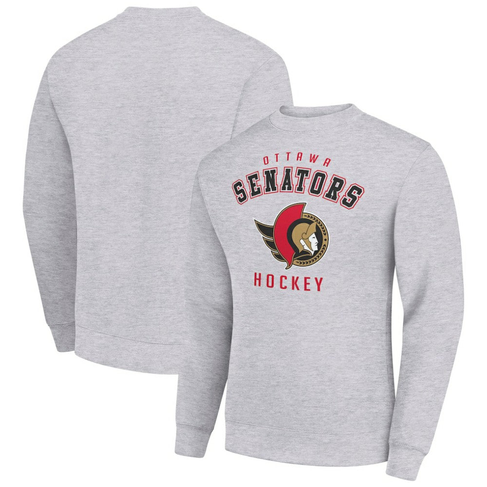 Ottawa Senators Men's Starter Team Logo Fleece Pullover Sweatshirt On Sale