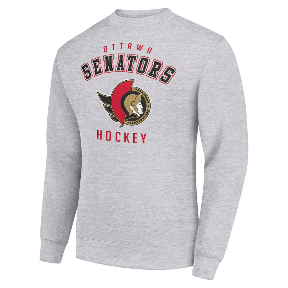 Ottawa Senators Men's Starter Team Logo Fleece Pullover Sweatshirt On Sale