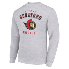 Ottawa Senators Men's Starter Team Logo Fleece Pullover Sweatshirt On Sale