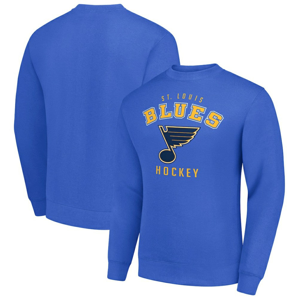 St. Louis Blues Men's Starter Team Logo Fleece Pullover Sweatshirt Discount