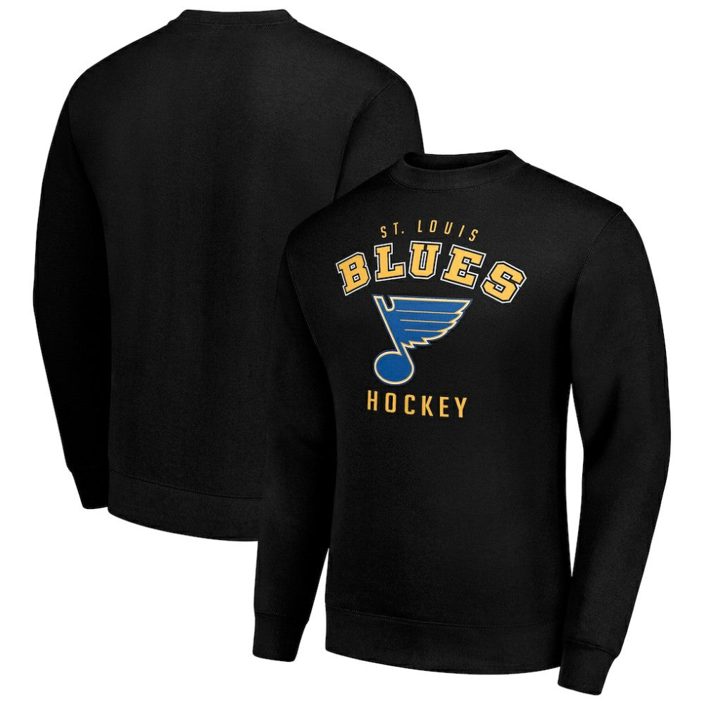 St. Louis Blues Men's Starter Team Logo Fleece Pullover Sweatshirt For Sale