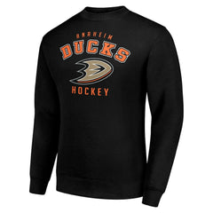 Anaheim Ducks Men's Starter Team Logo Fleece Pullover Sweatshirt For Sale