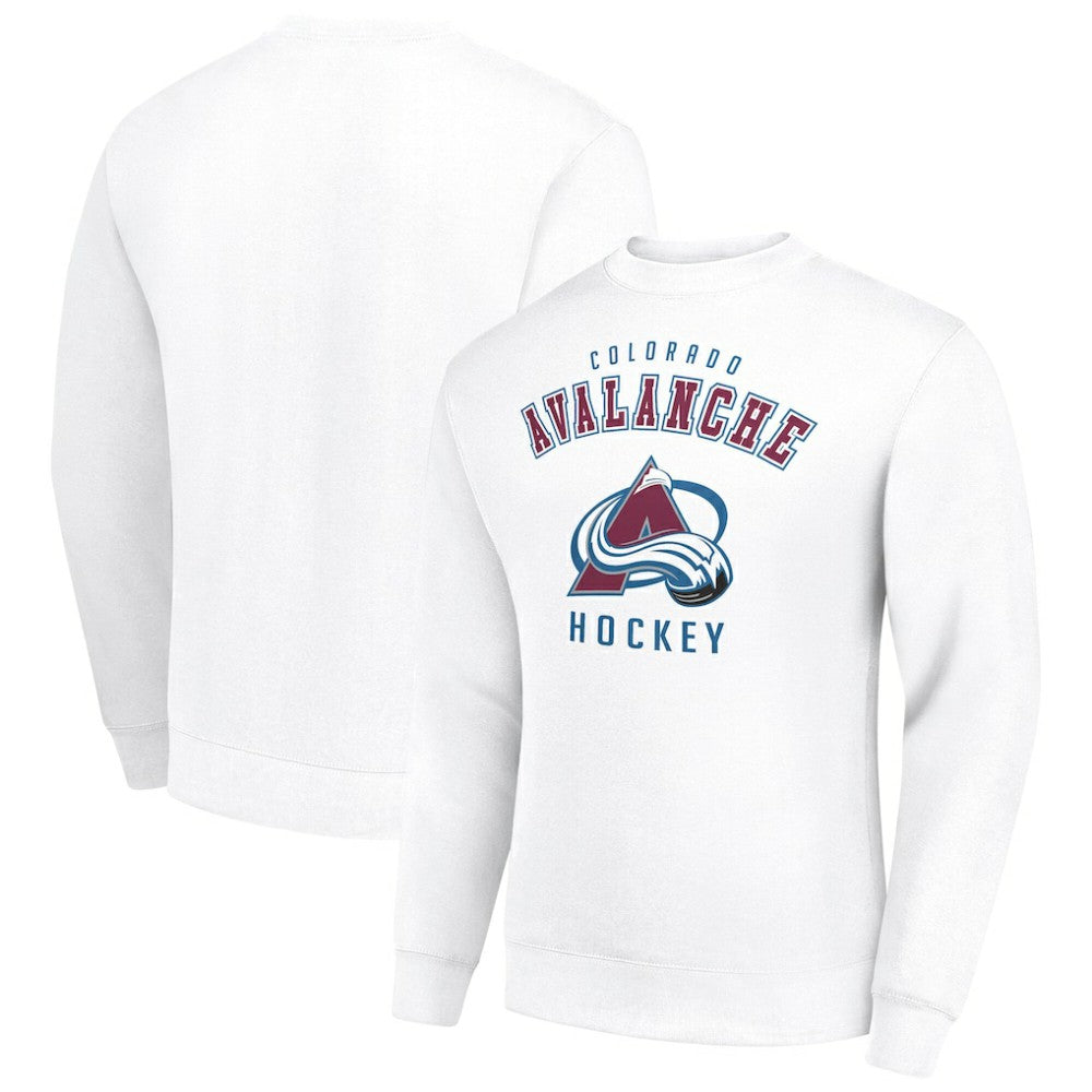 Colorado Avalanche Men's Starter Team Logo Fleece Pullover Sweatshirt Sale