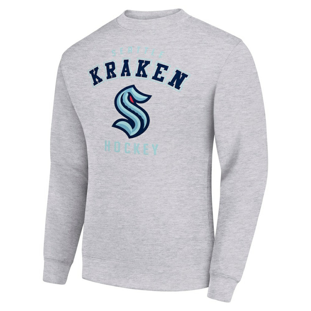 Seattle Kraken Men's Starter Team Logo Fleece Pullover Sweatshirt Sale