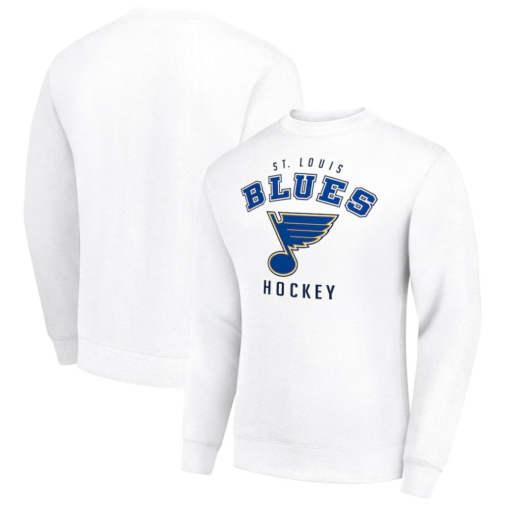 St. Louis Blues Men's Starter Team Logo Fleece Pullover Sweatshirt For Sale