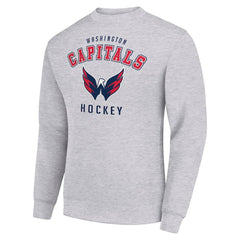 Washington Capitals Men's Starter Team Logo Fleece Pullover Sweatshirt Outlet