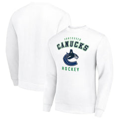 Vancouver Canucks Men's Starter Team Logo Fleece Pullover Sweatshirt Sale