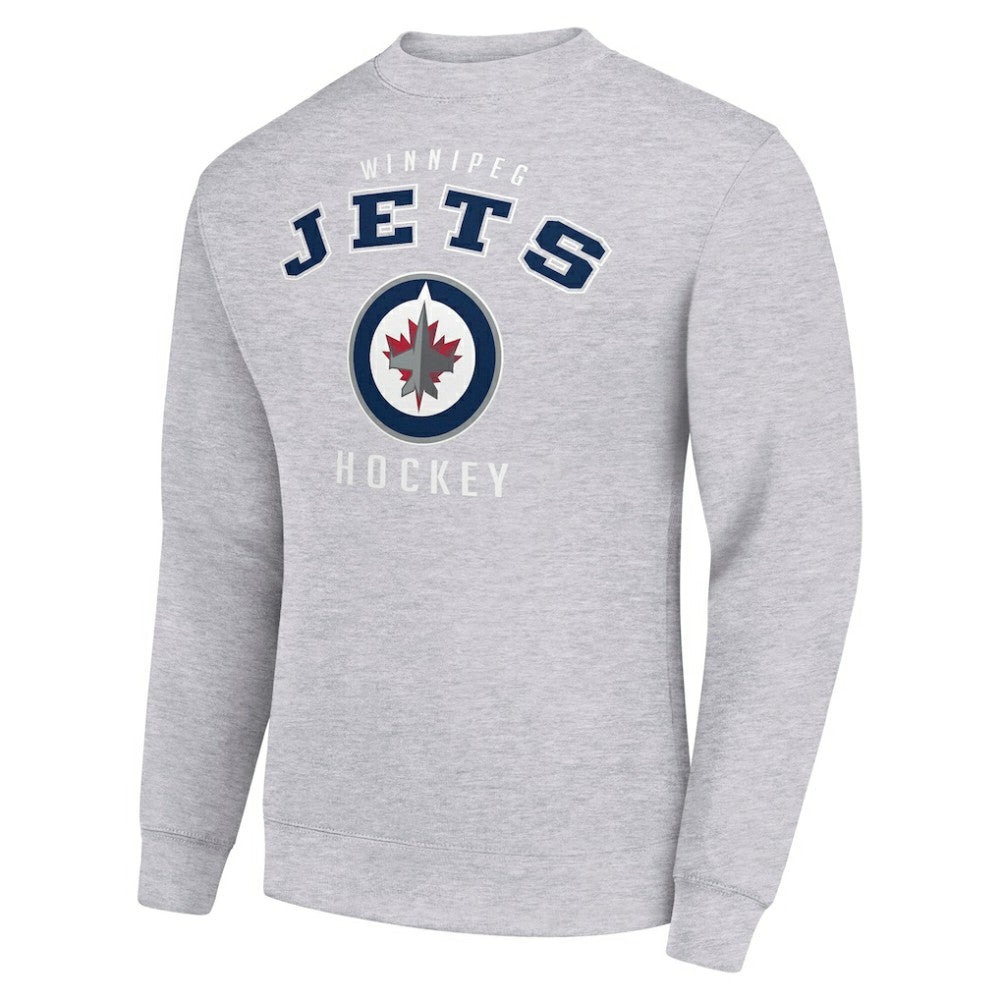 Winnipeg Jets Men's Starter Team Logo Fleece Pullover Sweatshirt Online