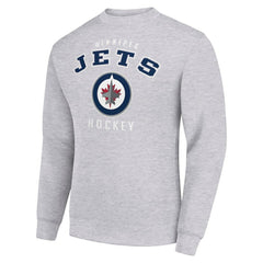 Winnipeg Jets Men's Starter Team Logo Fleece Pullover Sweatshirt Online