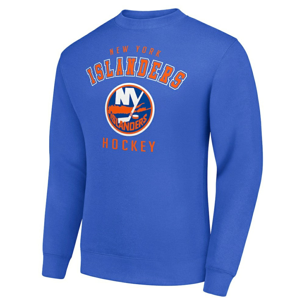 New York Islanders Men's Starter Team Logo Fleece Pullover Sweatshirt Outlet