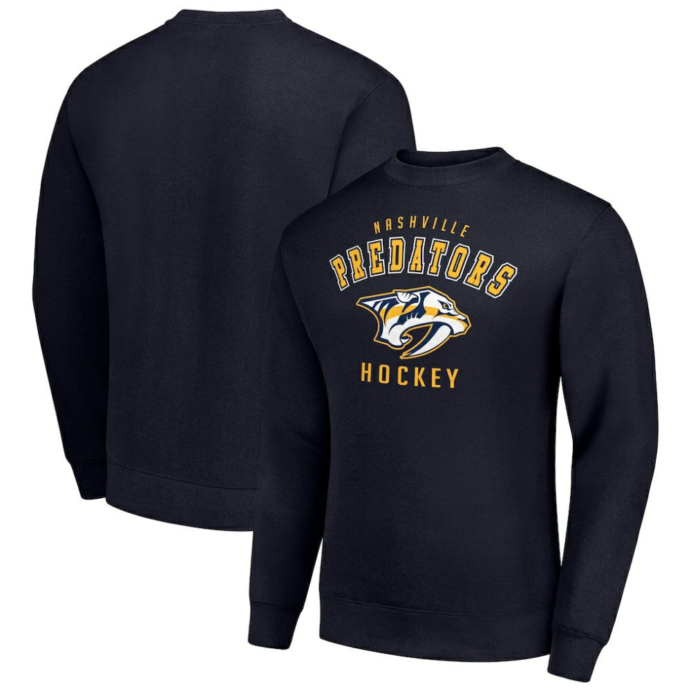 Nashville Predators Men's Starter Team Logo Fleece Pullover Sweatshirt On Sale