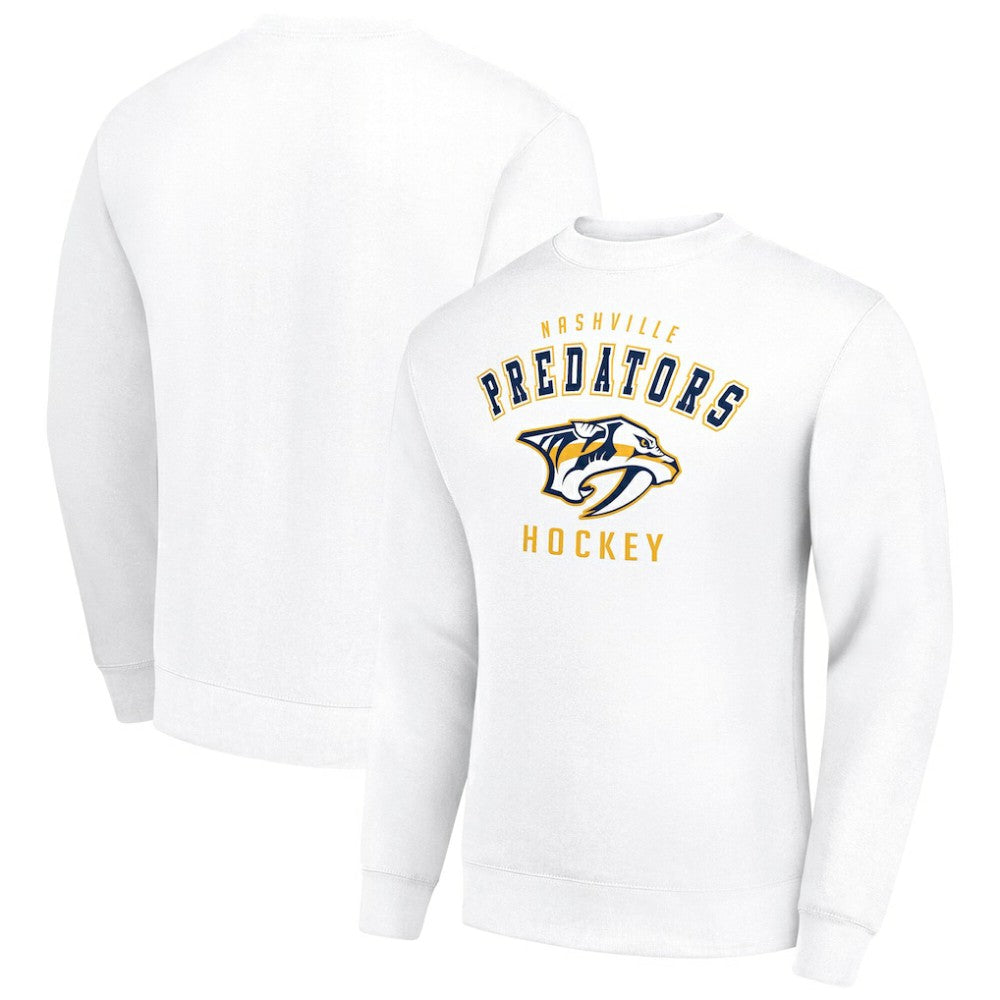 Nashville Predators Men's Starter Team Logo Fleece Pullover Sweatshirt Outlet