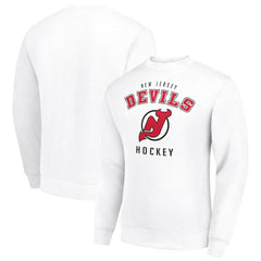 New Jersey Devils Men's Starter Team Logo Fleece Pullover Sweatshirt Online