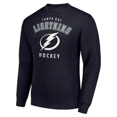 Tampa Bay Lightning Men's Starter Team Logo Fleece Pullover Sweatshirt For Sale