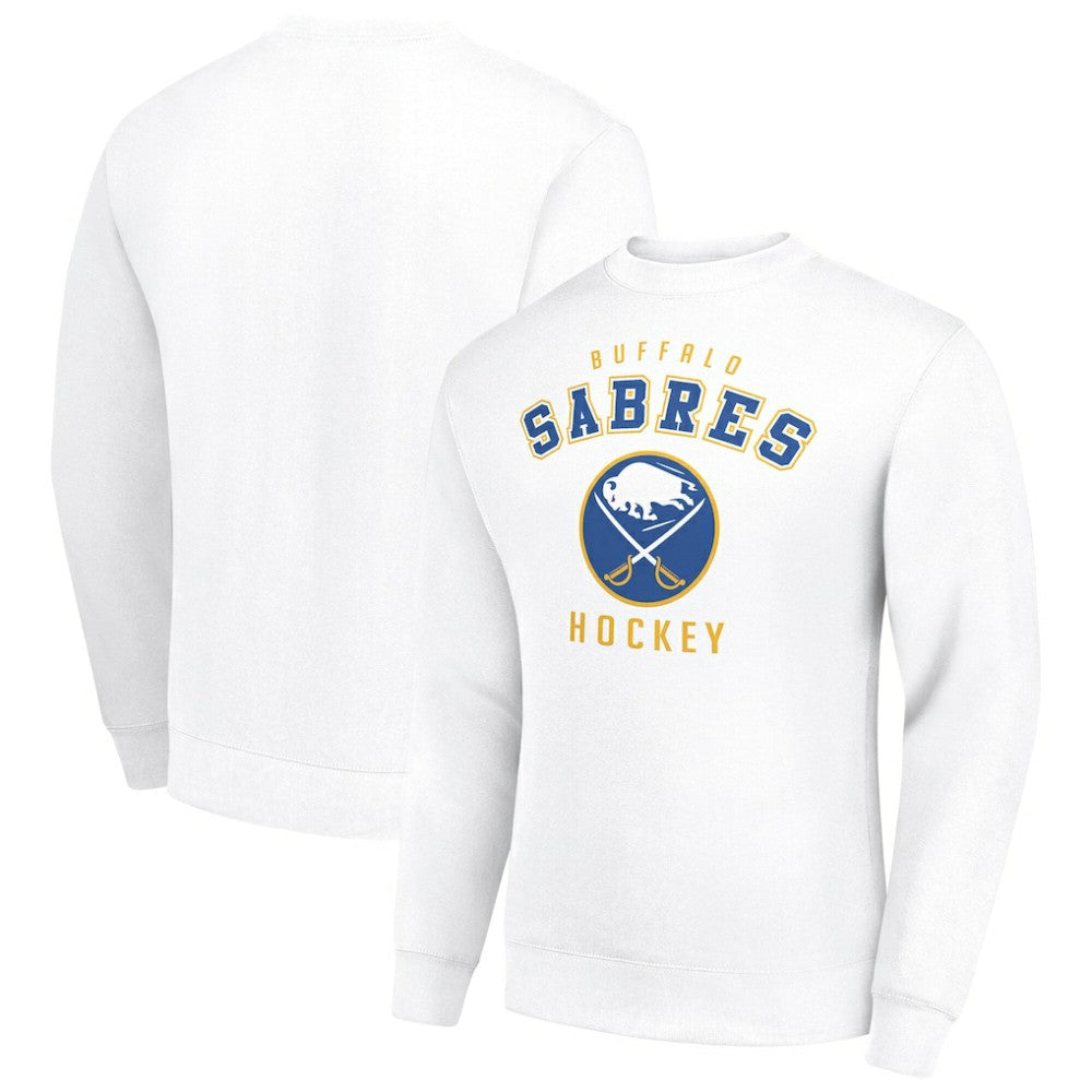 Buffalo Sabres Men's Starter Team Logo Fleece Pullover Sweatshirt On Sale