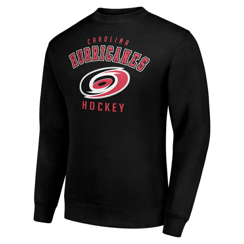 Carolina Hurricanes Men's Starter Team Logo Fleece Pullover Sweatshirt Outlet