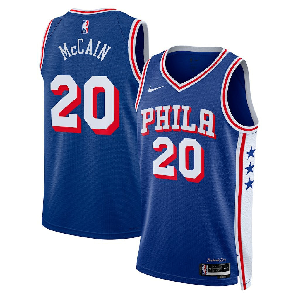 Jared McCain Philadelphia 76ers Swingman Jersey On Sale