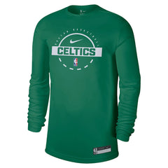 Boston Celtics 2025/26 On-Court Flare Dri-FIT Practice Long Sleeve Tri-Blend T-Shirt On Sale