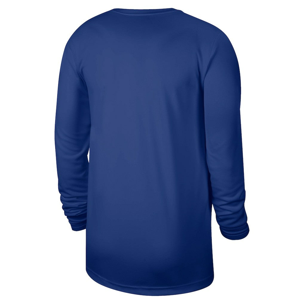 Philadelphia 76ers 2025/26 On-Court Flare Dri-FIT Practice Long Sleeve Tri-Blend T-Shirt Discount