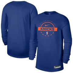 New York Knicks 2025/26 On-Court Flare Dri-FIT Practice Long Sleeve Tri-Blend T-Shirt Outlet