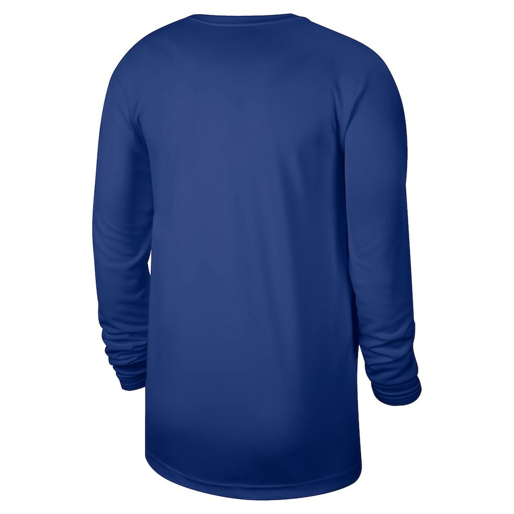 New York Knicks 2025/26 On-Court Flare Dri-FIT Practice Long Sleeve Tri-Blend T-Shirt Outlet