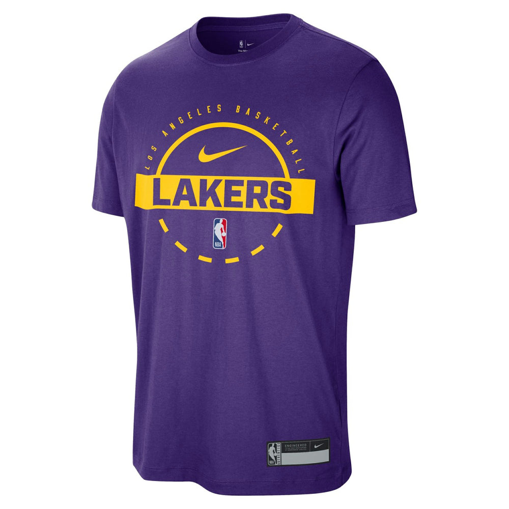 Los Angeles Lakers 2025/26 On-Court Flare Performance Practice T-Shirt Discount