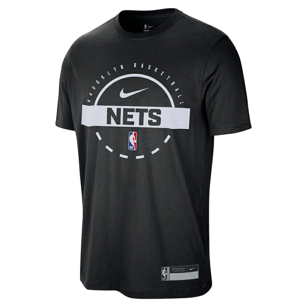 Brooklyn Nets 2025/26 On-Court Flare Performance Practice T-Shirt Discount