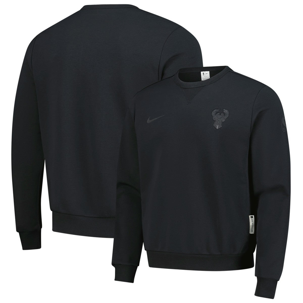 Milwaukee Bucks Authentic Standard Issue Travel Dri-FIT Sweatshirt Outlet