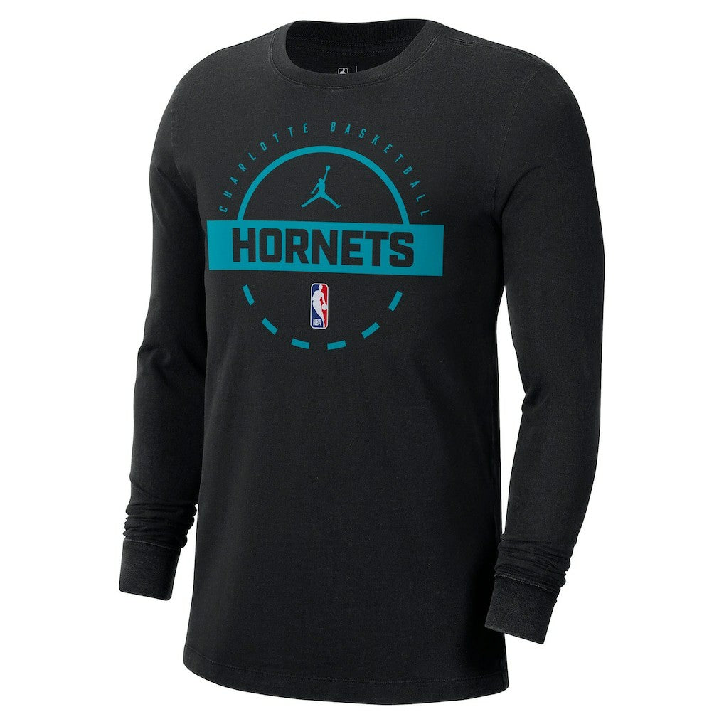 Charlotte Hornets Jordan Brand Authentic Long Sleeve Practice T-Shirt For Sale