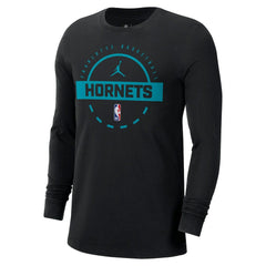 Charlotte Hornets Jordan Brand Authentic Long Sleeve Practice T-Shirt For Sale