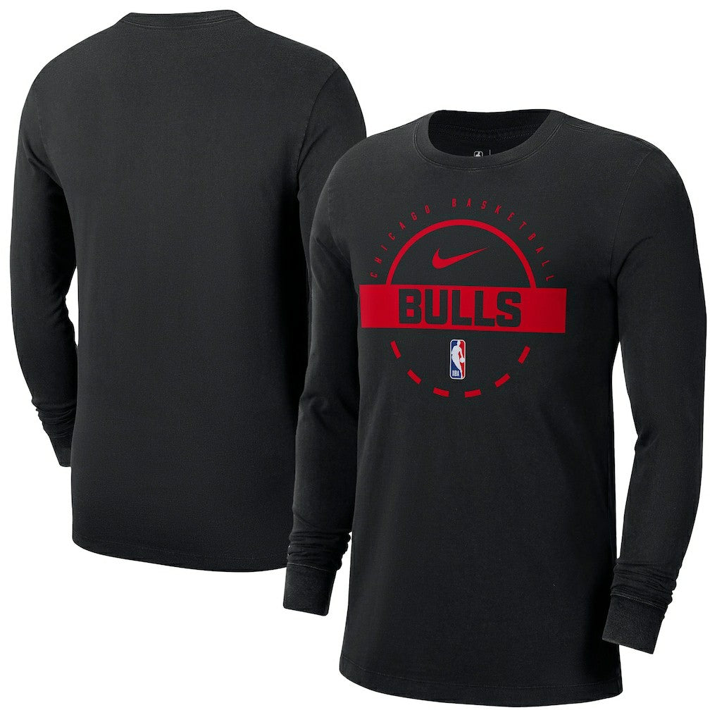 Chicago Bulls Authentic Long Sleeve Practice T-Shirt sale Discount