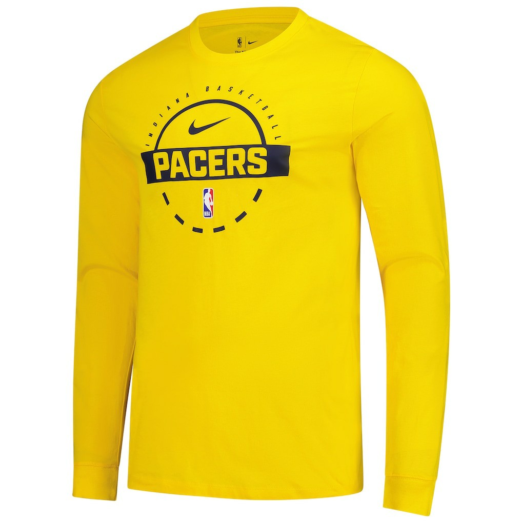 Indiana Pacers Authentic Long Sleeve Practice T-Shirt For Sale
