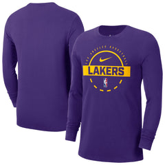Los Angeles Lakers Authentic Long Sleeve Practice T-Shirt For Sale