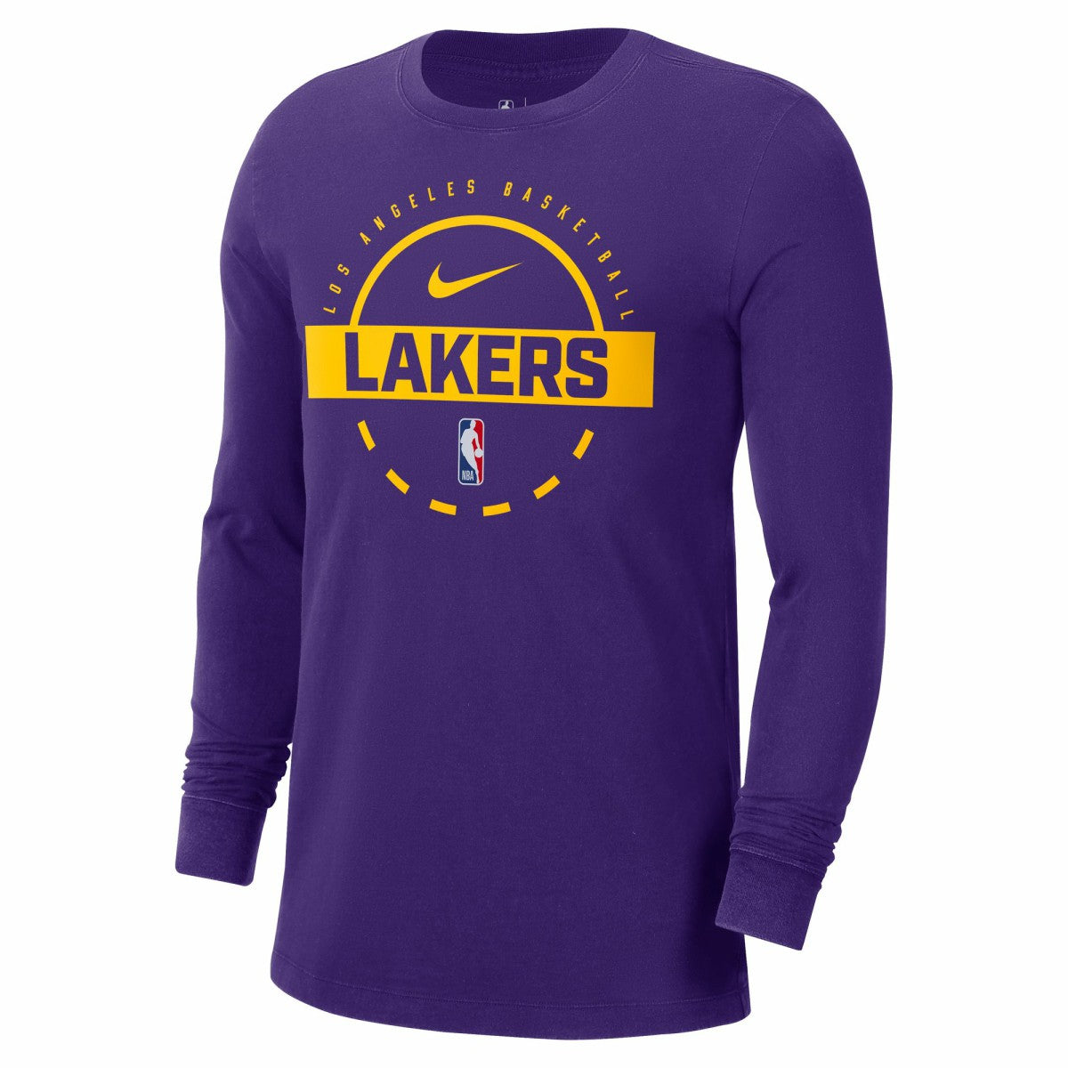 Los Angeles Lakers Authentic Long Sleeve Practice T-Shirt For Sale