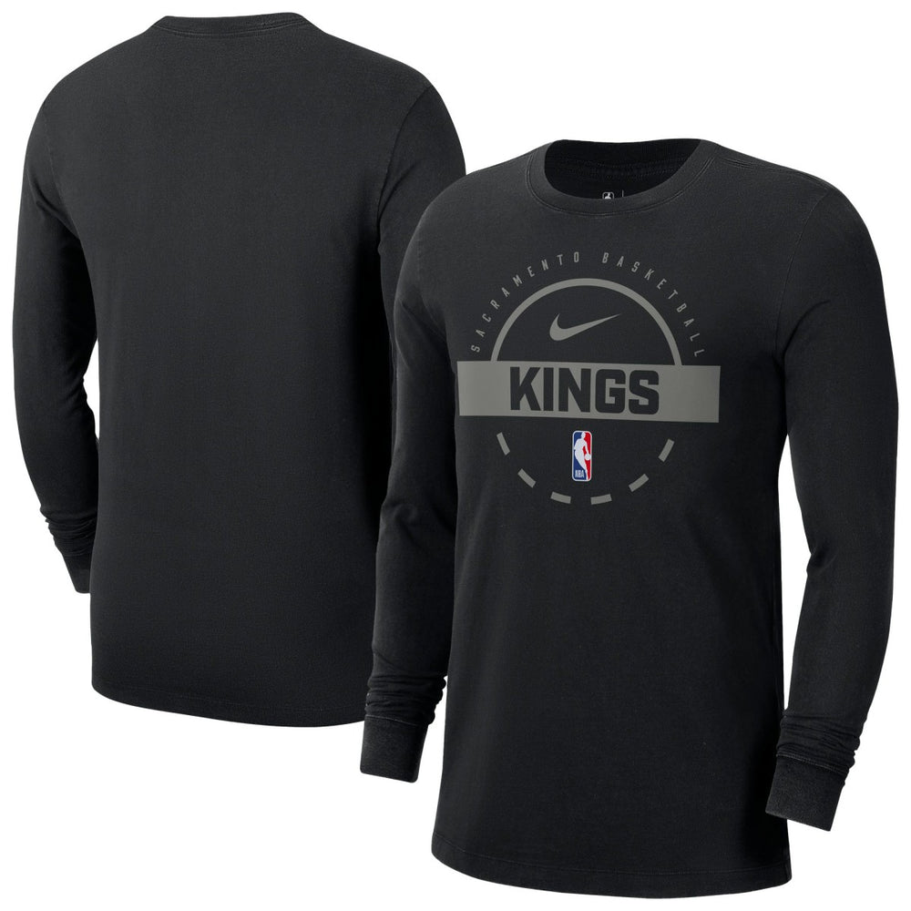 Sacramento Kings Authentic Long Sleeve Practice T-Shirt New