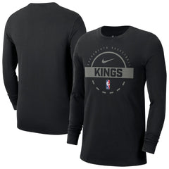 Sacramento Kings Authentic Long Sleeve Practice T-Shirt New
